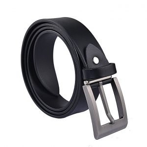 Black leather belts