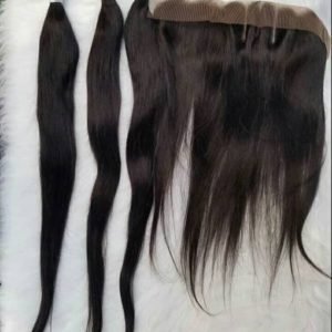 26'' Sleek Straight Human Hair Wigs