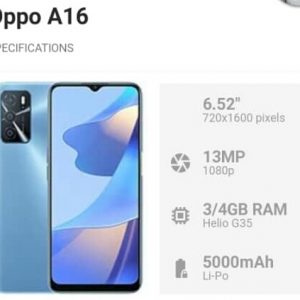 Oppo Mobile Phones A16